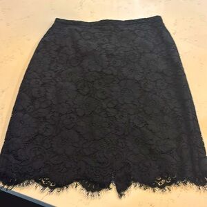 Ann Taylor lace pencil skirt